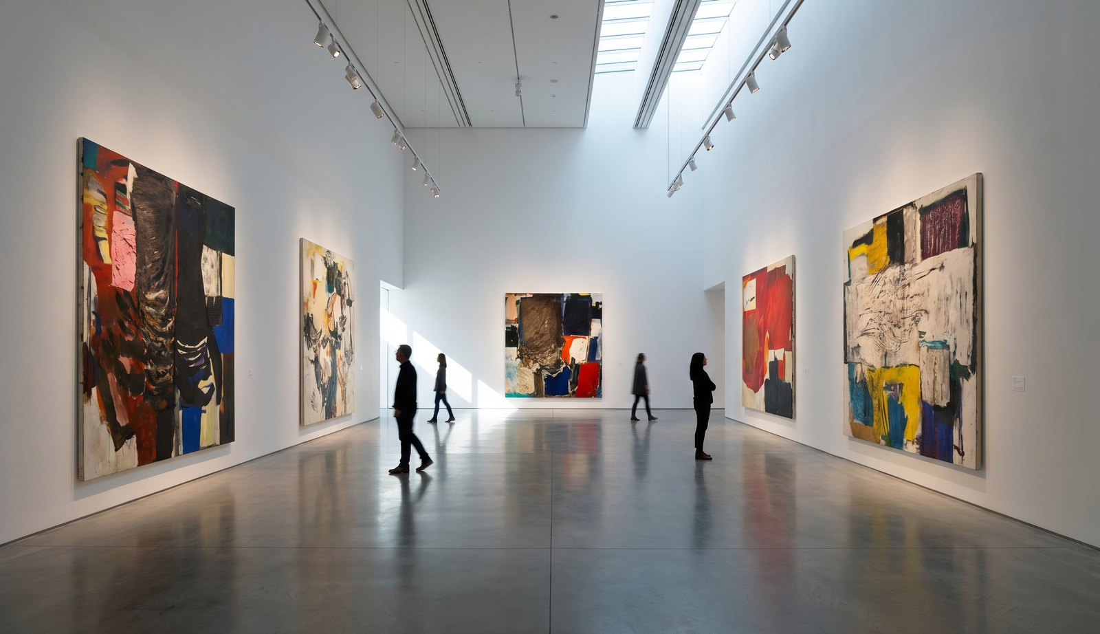 Art exhibition interior