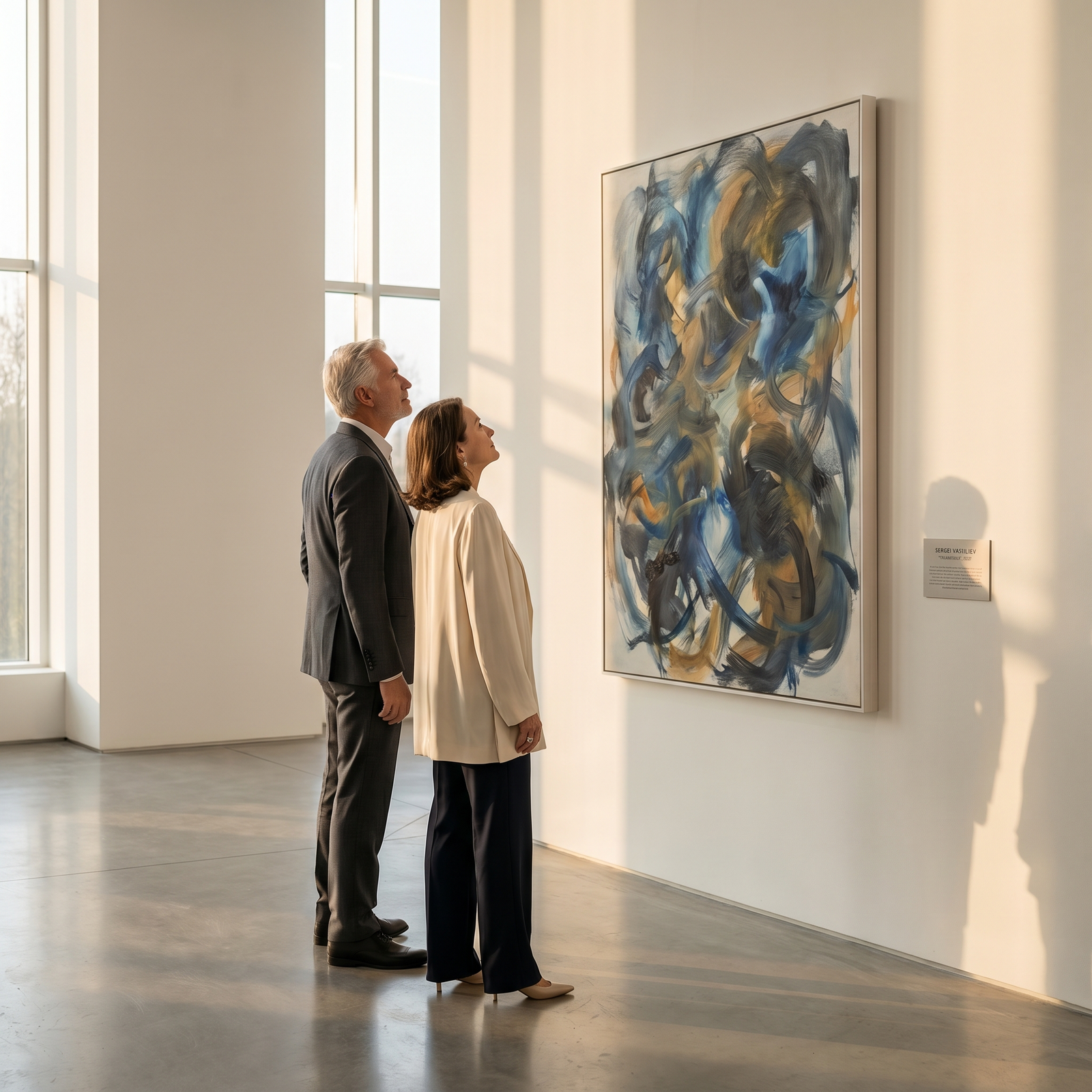 why art galleries matter in 2026 — collector and curator in conversation in gallery