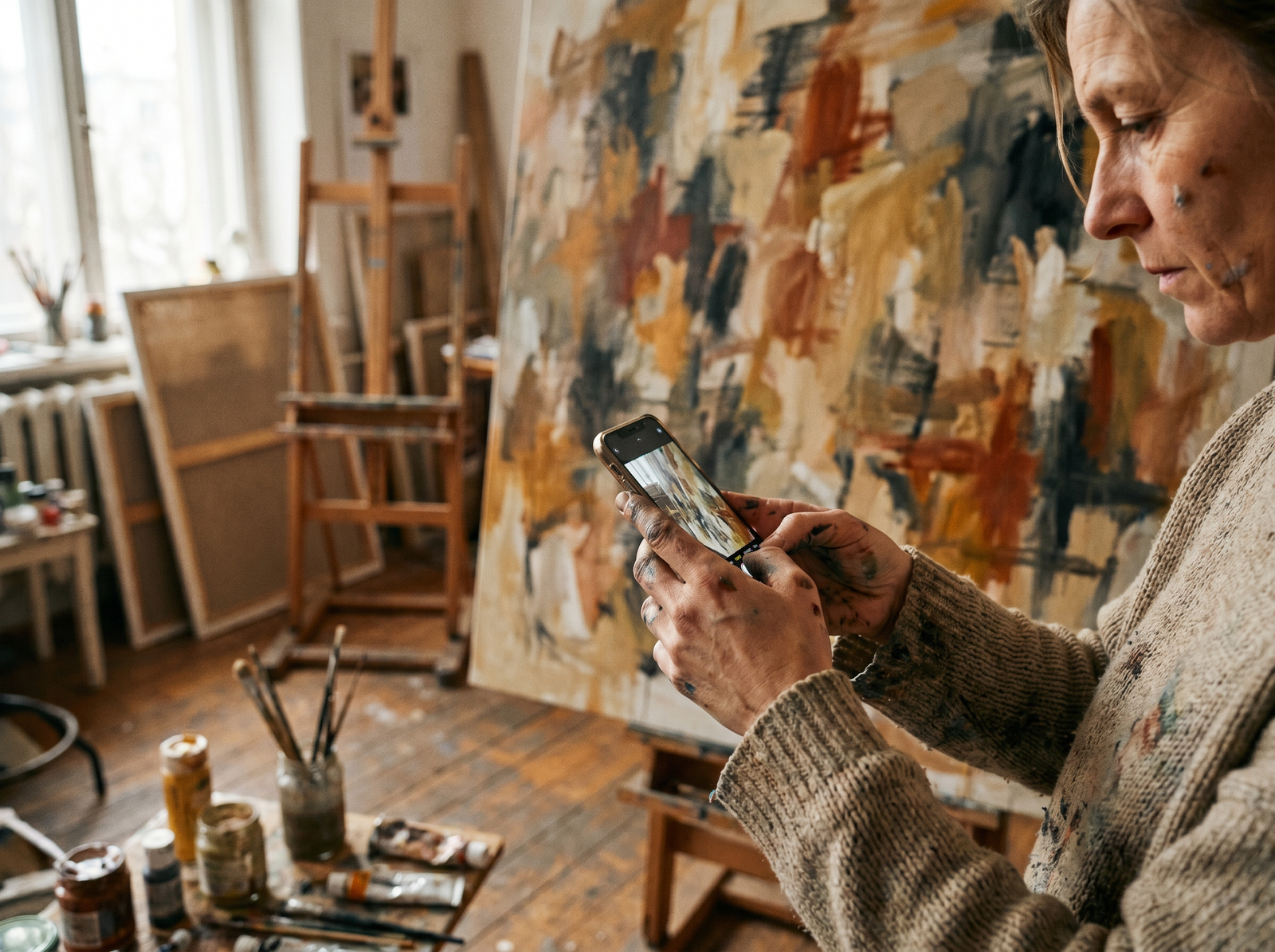 artist sharing work process online — 50/50 rule creative strategy 2026