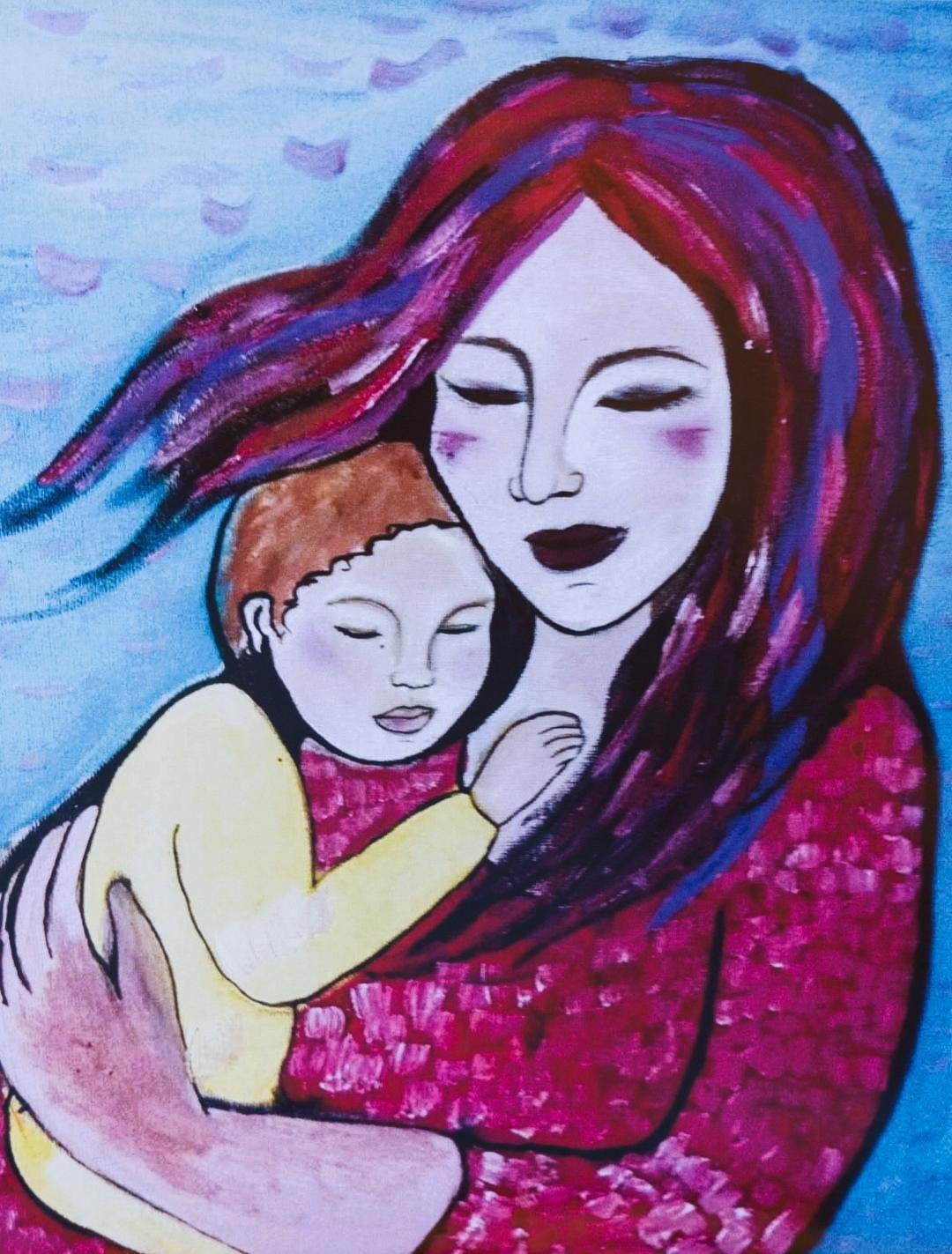 Chhaya art exploring healing and motherhood