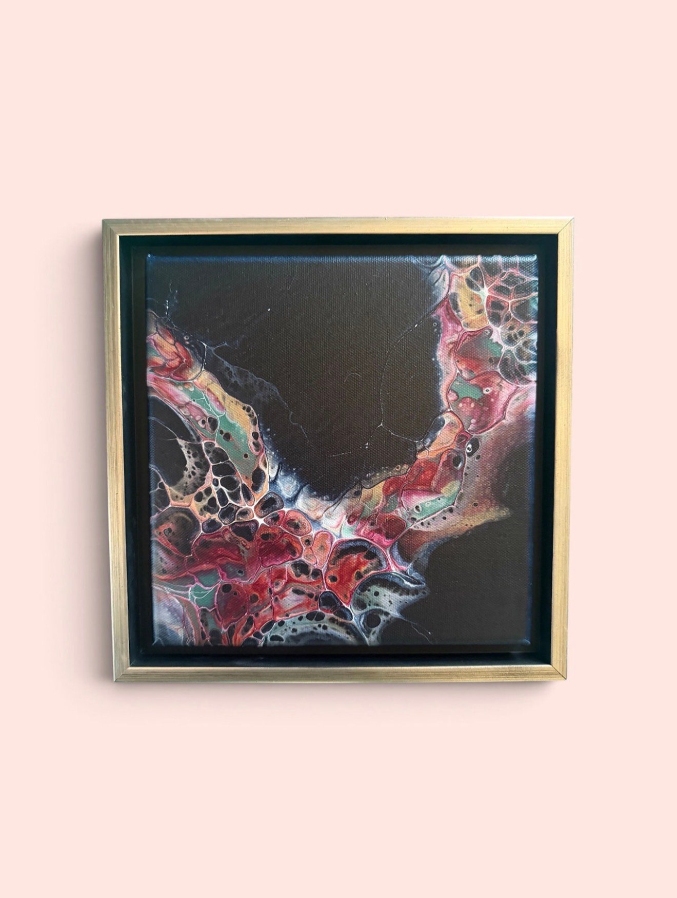 Heather Townsend abstract fluid acrylic painting