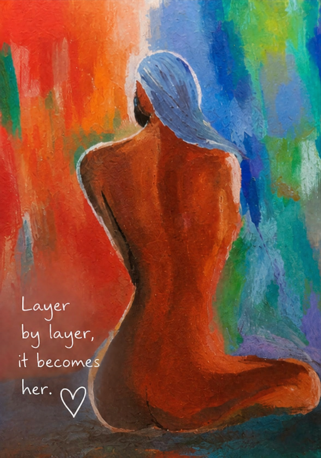 Emotional contemporary painting by Nissfa