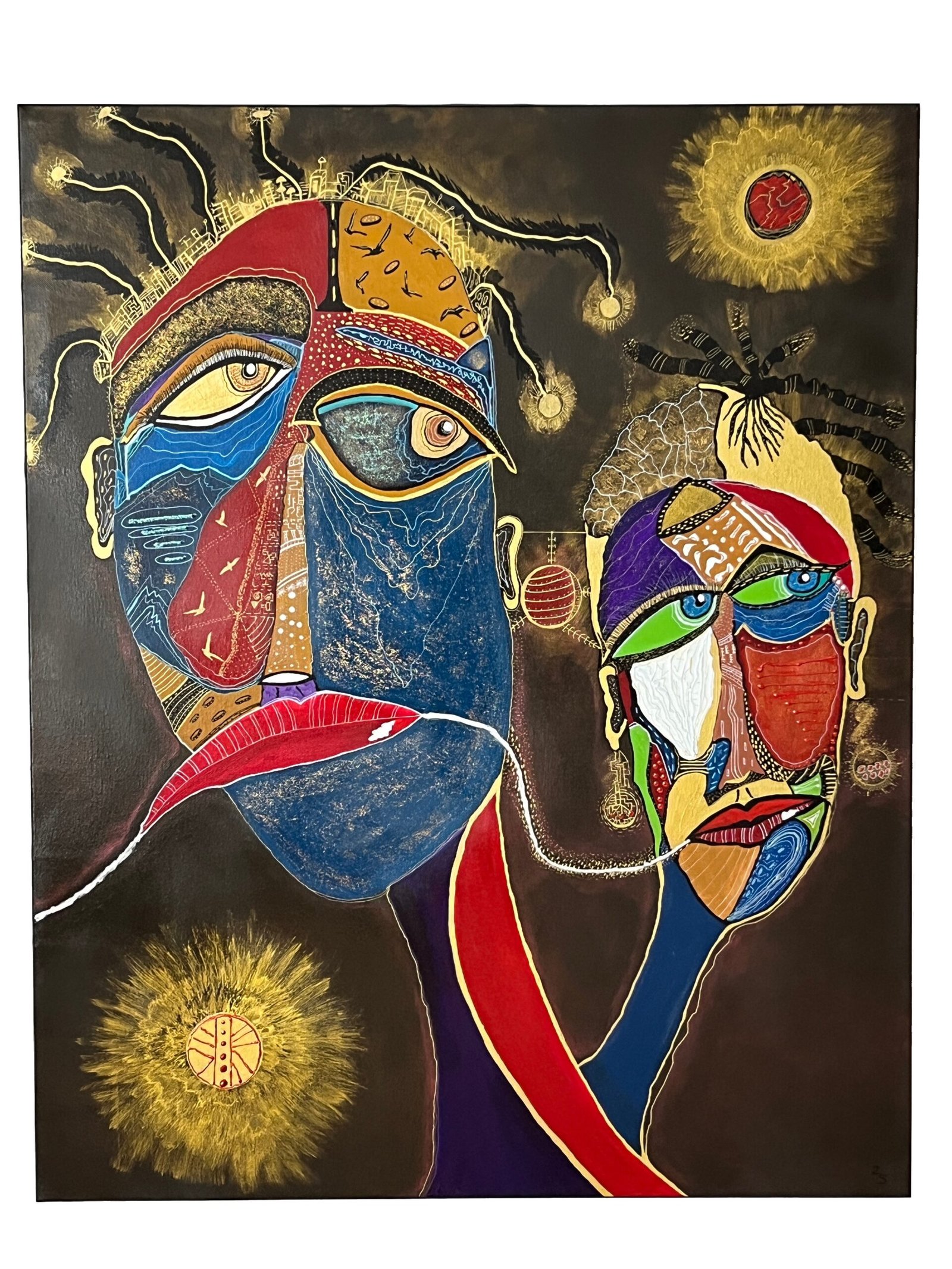 Zélie Show figurative art exploring perception and identity