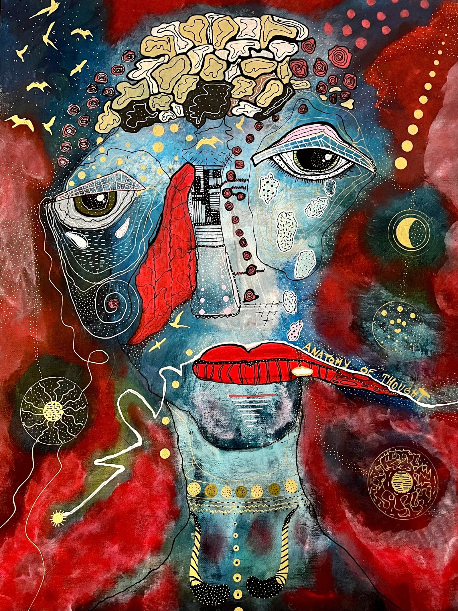 Zélie Show artist exhibition and contemporary paintings